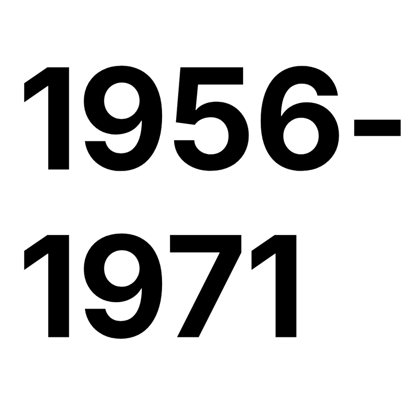 Historische Verkehrszeichen - Bundesrepublik (1956-1971)