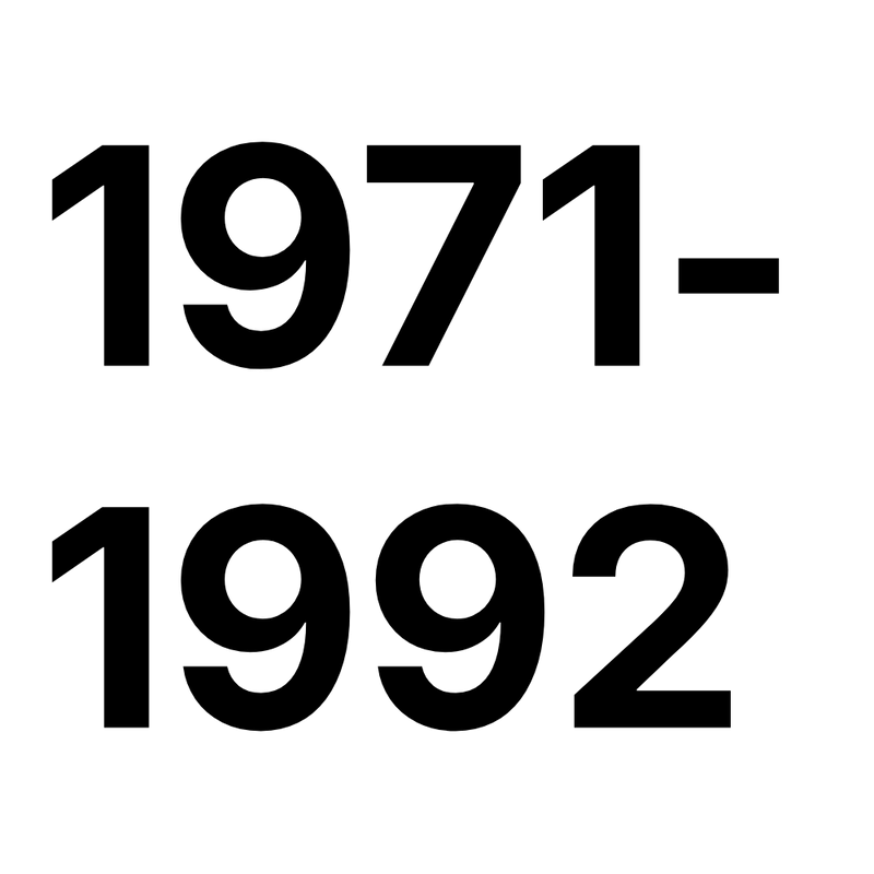 Historische Verkehrszeichen - Bundesrepublik (1971-1992)