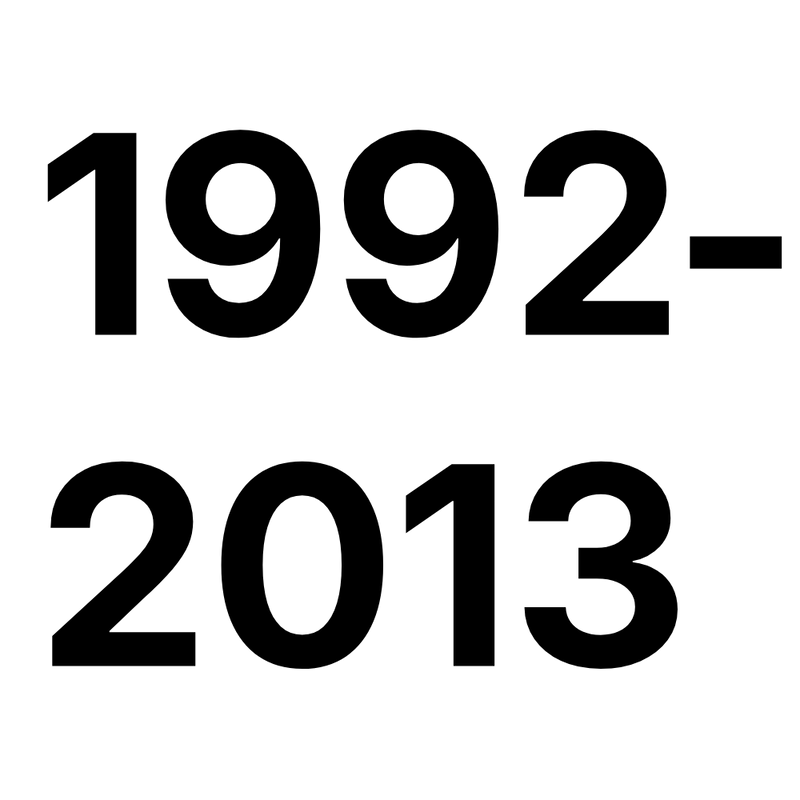 Historische Verkehrszeichen - Bundesrepublik (1992-2013)
