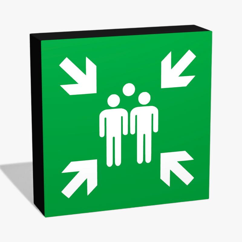Sammelstelle Lampe