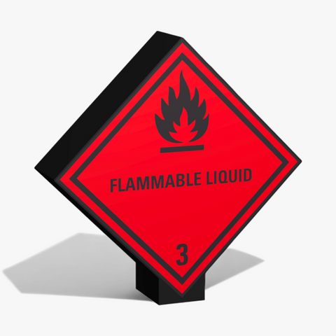 Flammable Liquid Klasse 3 Lampe