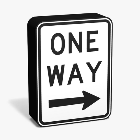 One Way (right) Lampe