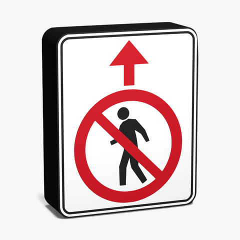 No Pedestrian Crossing Lampe