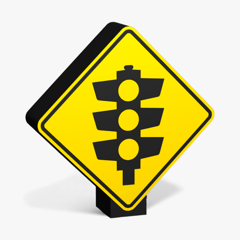 Traffic signals ahead Lampe