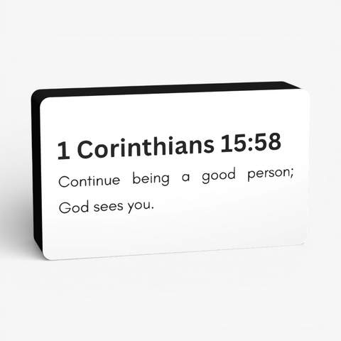 1 Corinthians 15:58 Lampe