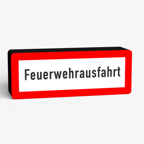 Feuerwehrausfahrt Lampe