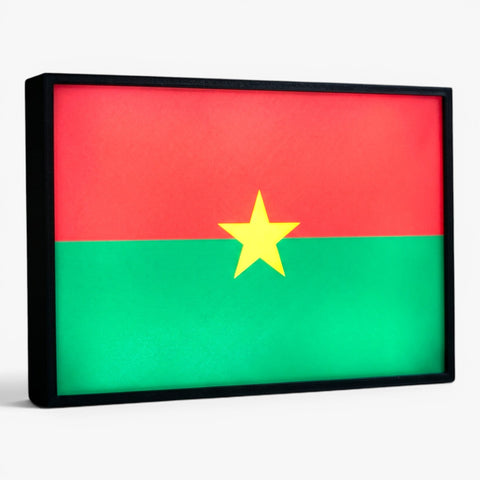 Burkina Faso Flagge Lampe