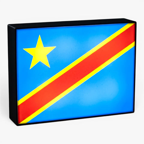 Demokratische Republik Kongo Flagge Lampe