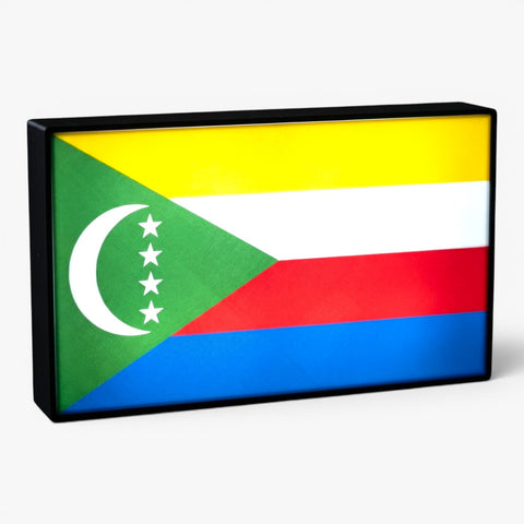 Komoren Flagge Lampe