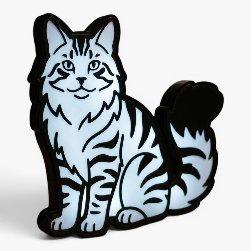 Maine Coon Lampe
