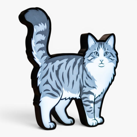 Norwegische Waldkatze Lampe
