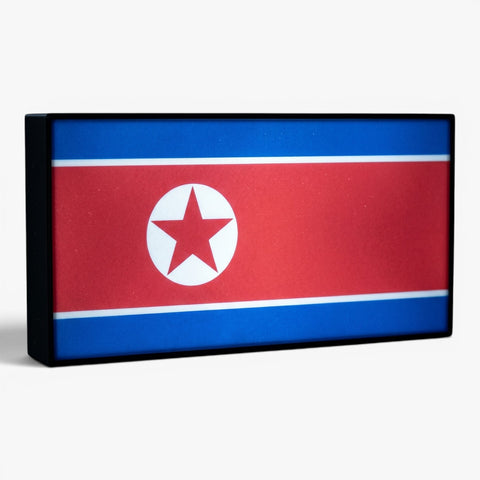Nordkorea Flagge Lampe