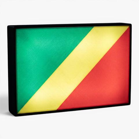 Republik Kongo Flagge Lampe