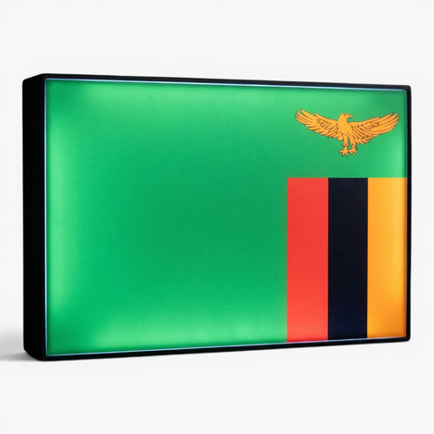 Sambia Flagge Lampe
