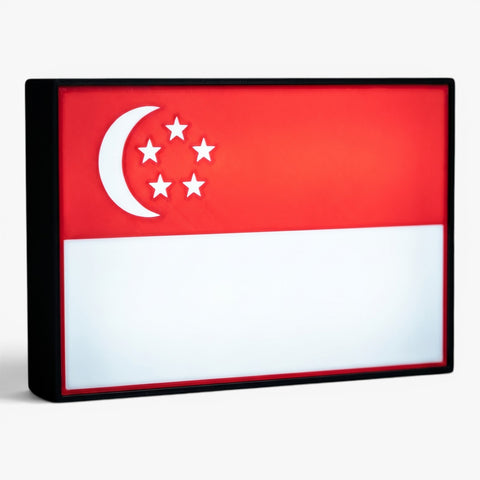 Singapur Flagge Lampe