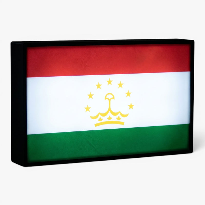 Tadschikistan Flagge Lampe