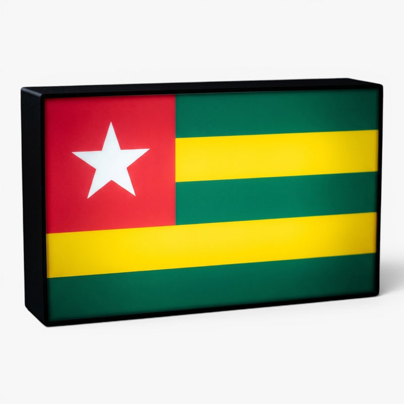 Togo Flagge Lampe