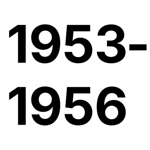 Historische Verkehrszeichen - Bundesrepublik (1953-1956)