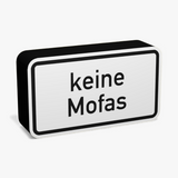 Keine Mofas Lampe