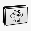 Radfahrer frei Lampe