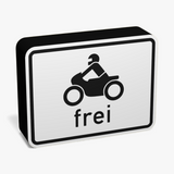Motorrad frei Lampe