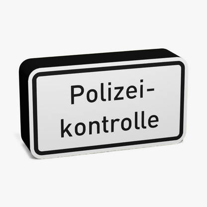 Polizeikontrolle Lampe
