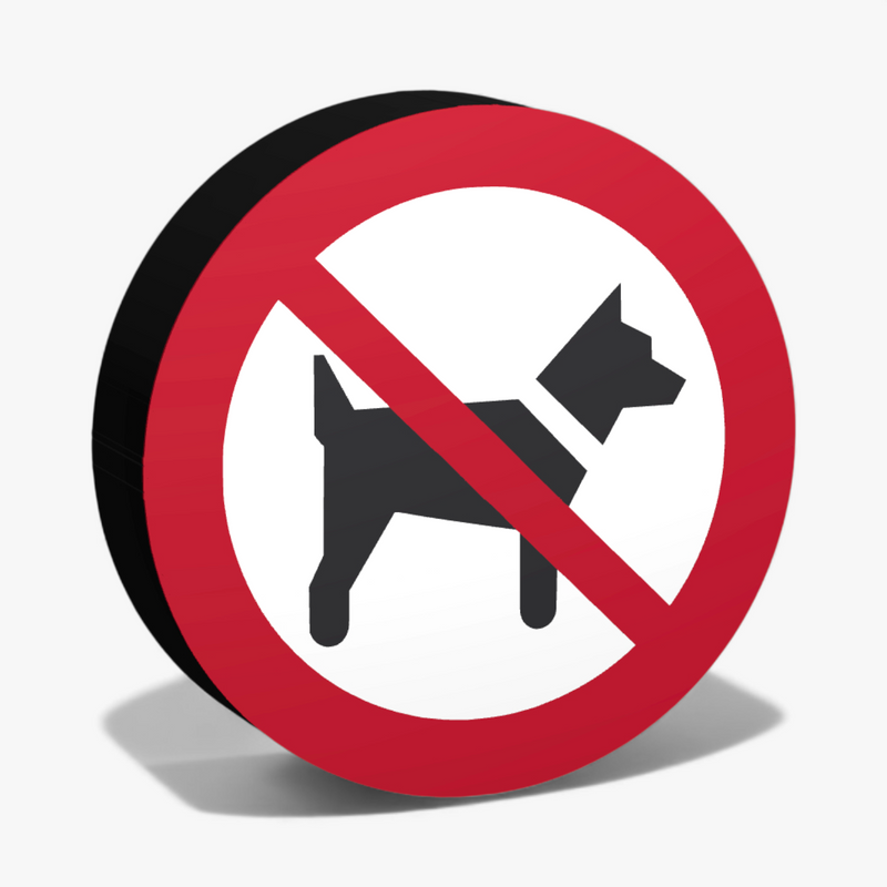 Mitfuehren von Hunden verboten Lampe