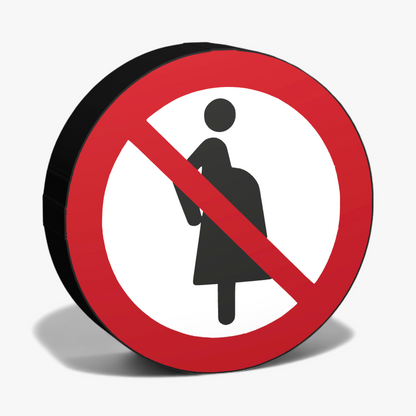 Fuer schwangere Frauen verboten Lampe