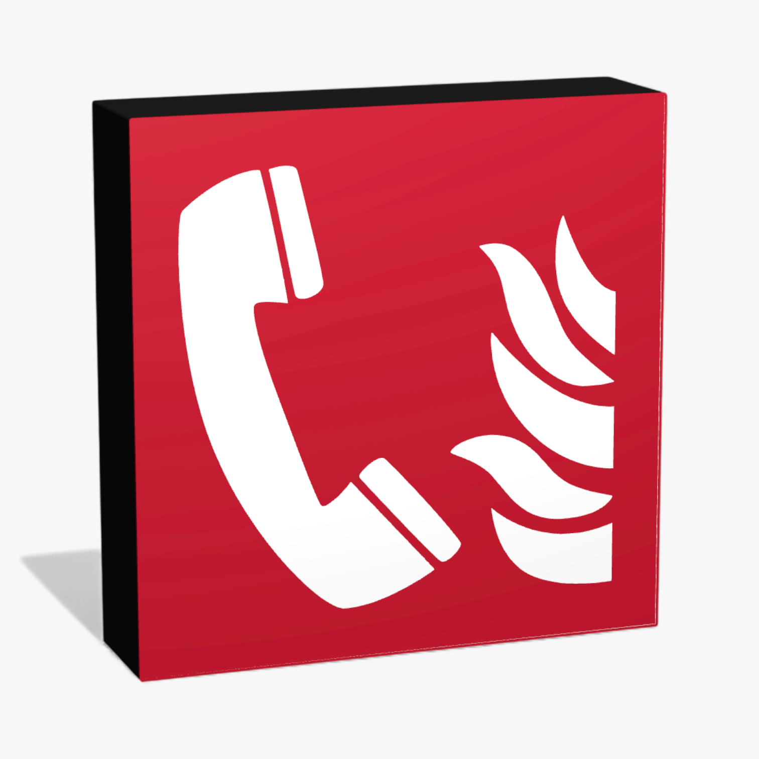 Brandmeldetelefon Lampe