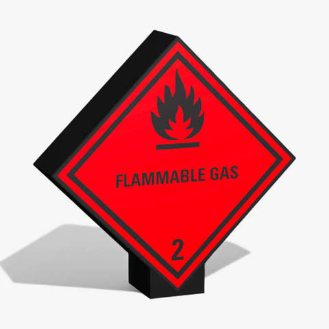 Flammable Gas Klasse 2.1 Lampe