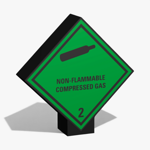Non Flammable Compressed Gas Klasse 2.2 Lampe