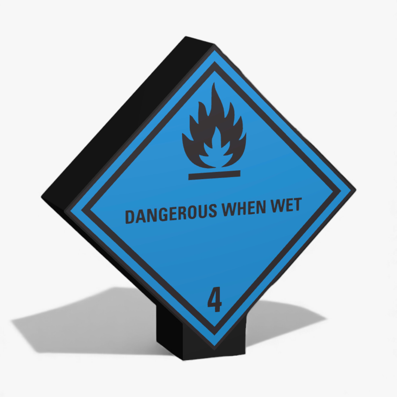 Dangerous when wet Klasse 4.3 Lampe
