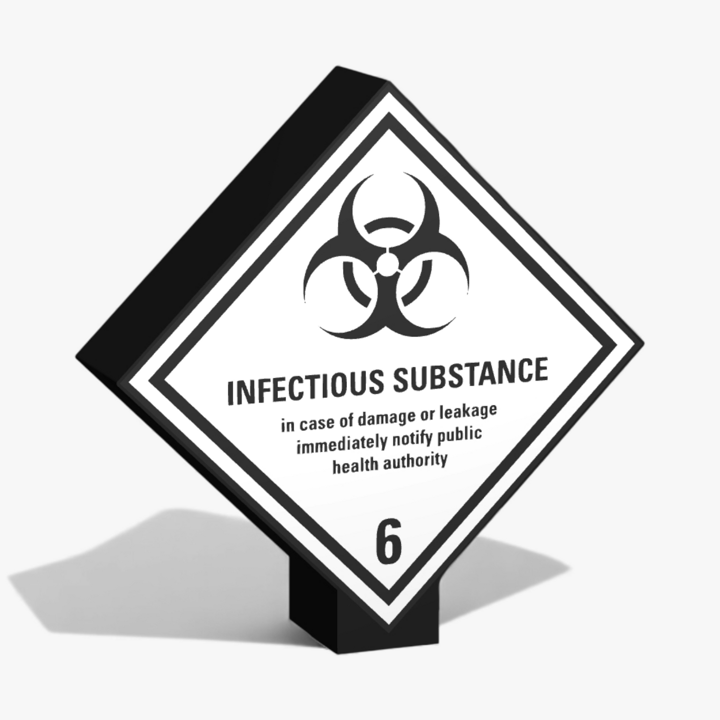 Infectious Substance Klasse 6.2 Lampe