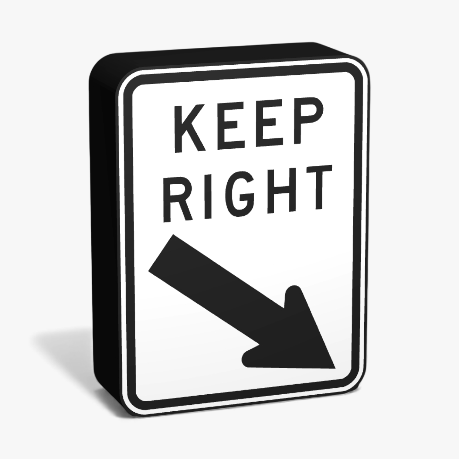 Keep Right Lampe
