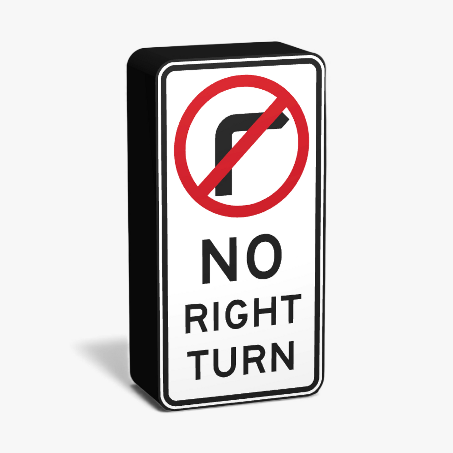 No Right Turn 2 Lampe