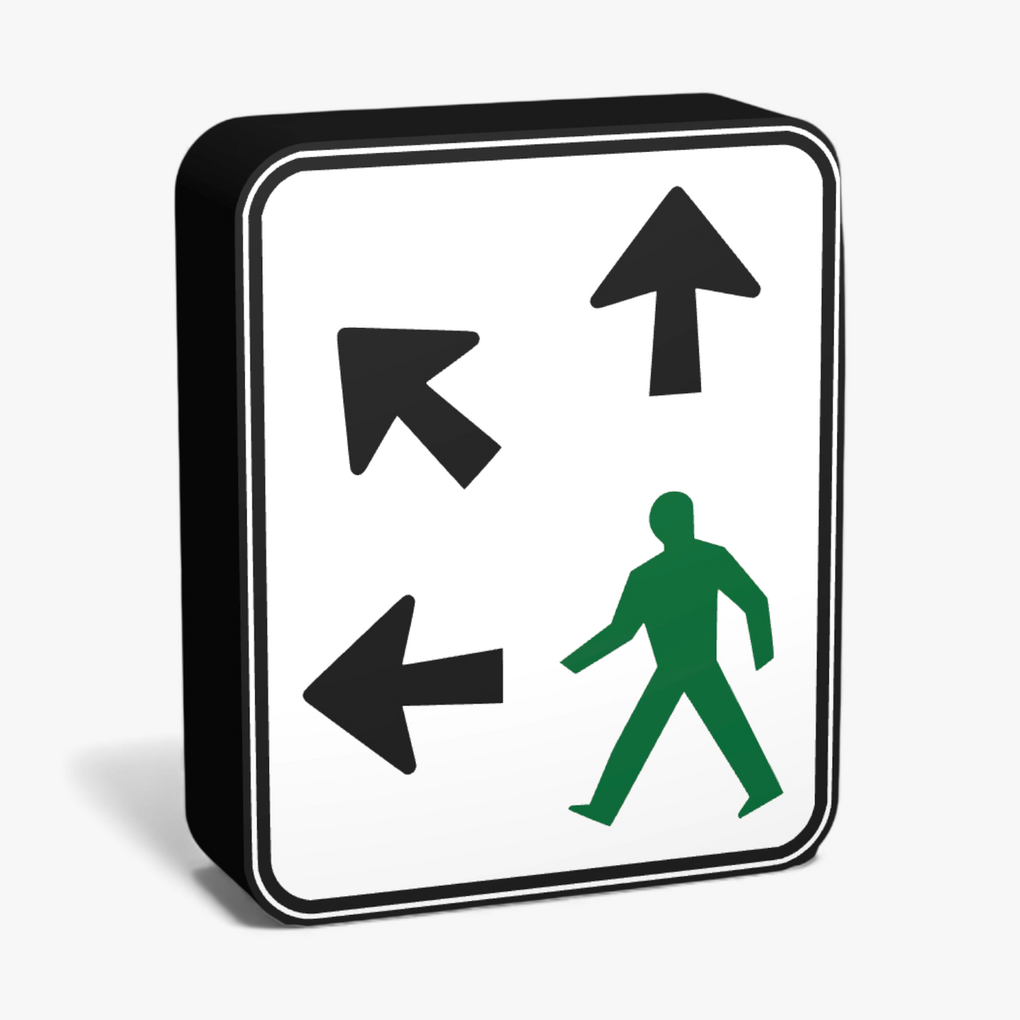 Pedestrians may Cross Diagonally Lampe