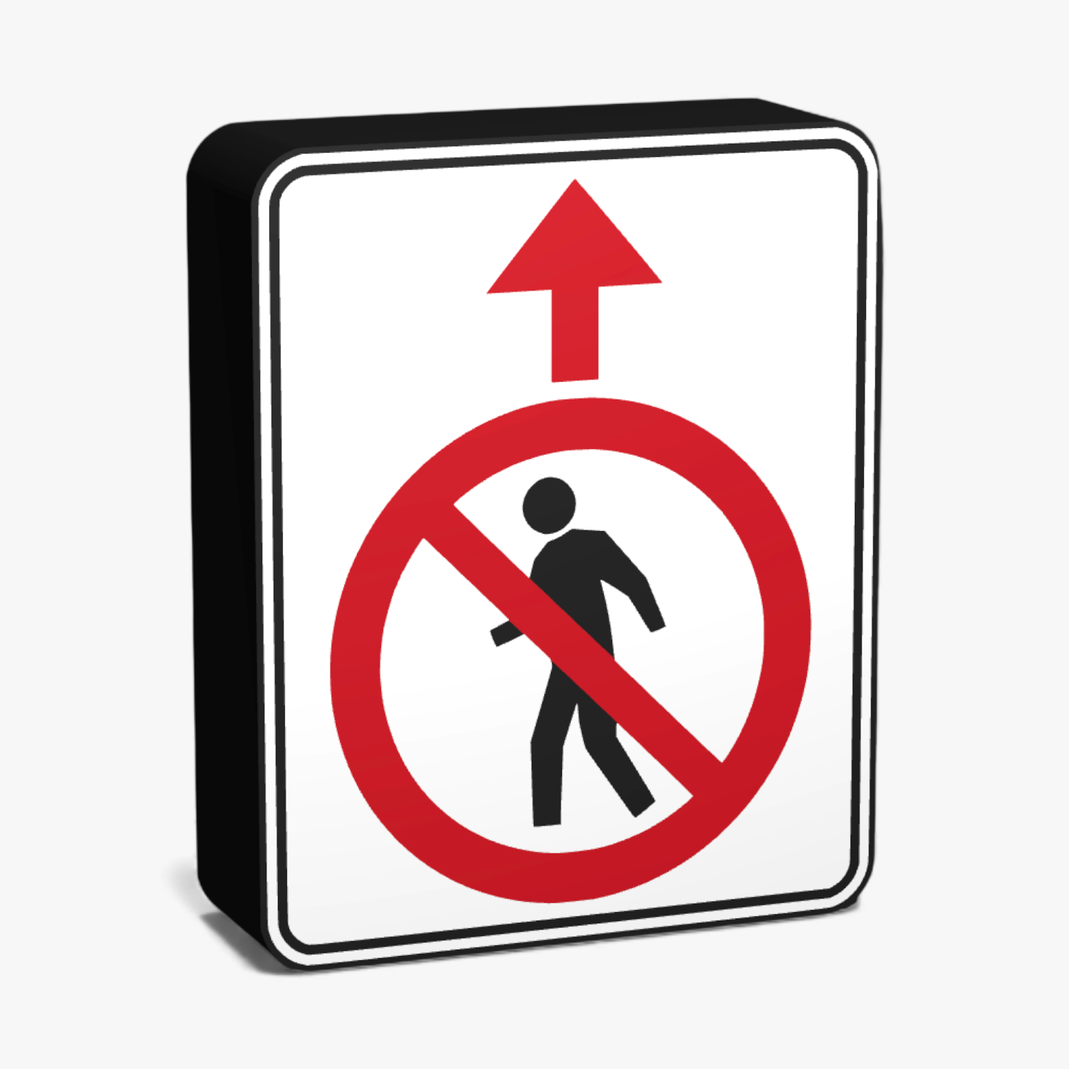 No Pedestrian Crossing Lampe