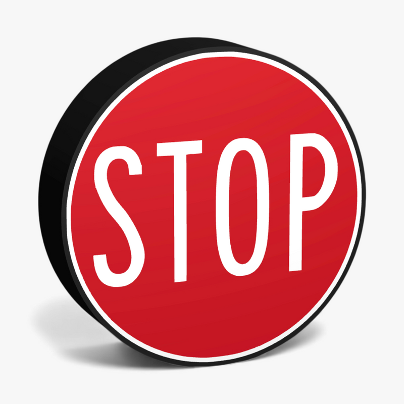 Hand Held Stop Sign 2 Lampe