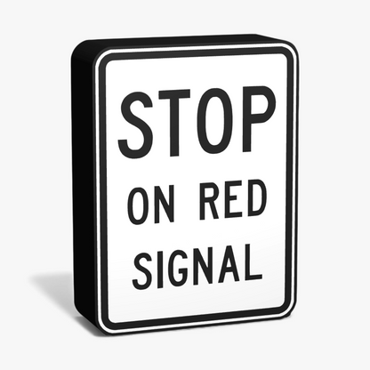 Stop on Red Signal Lampe