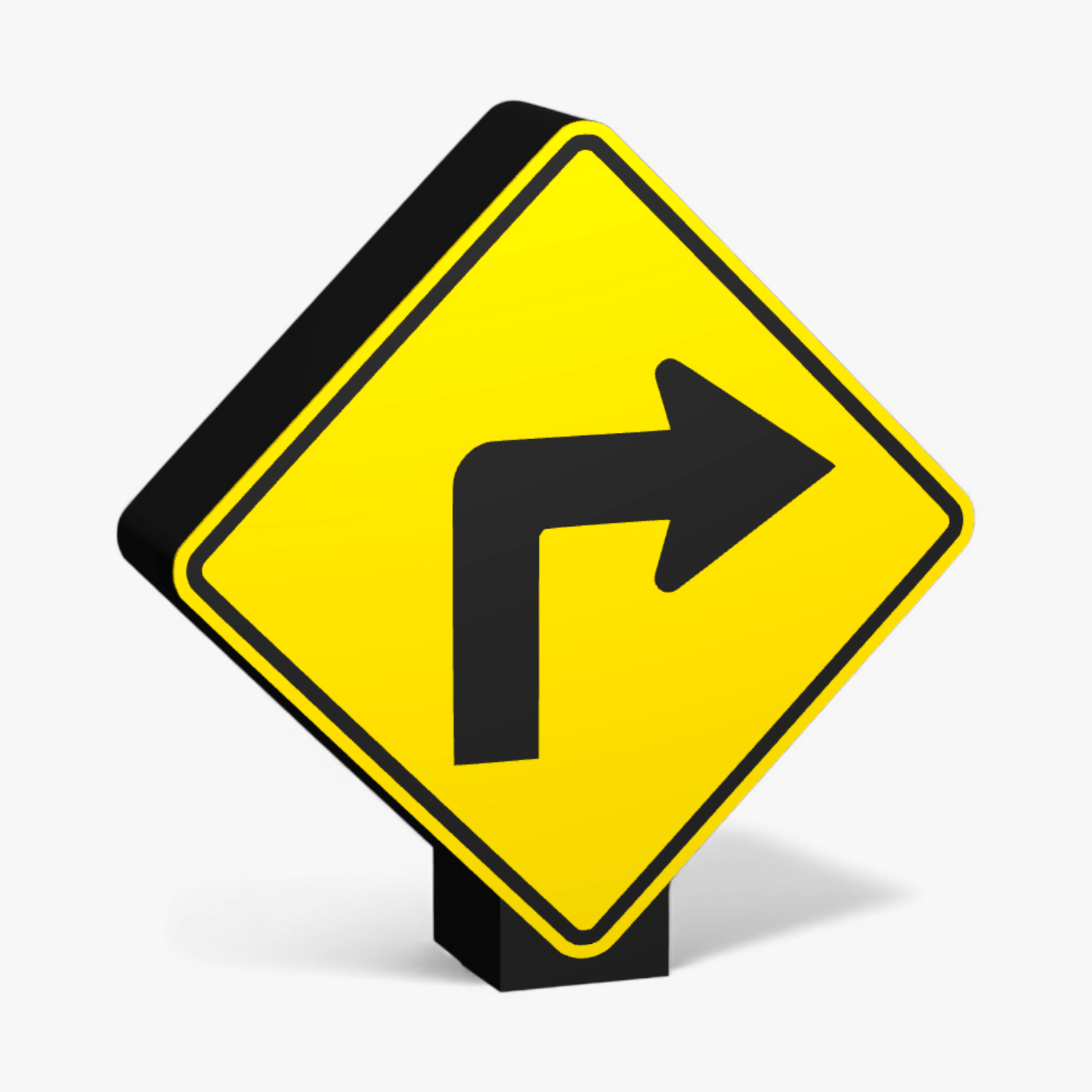 90 Sharp turn to right Lampe