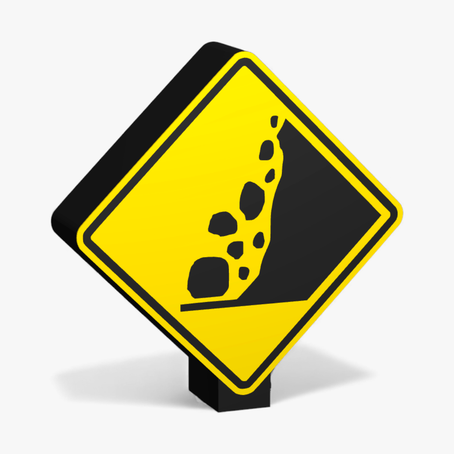 Falling Rocks right Lampe