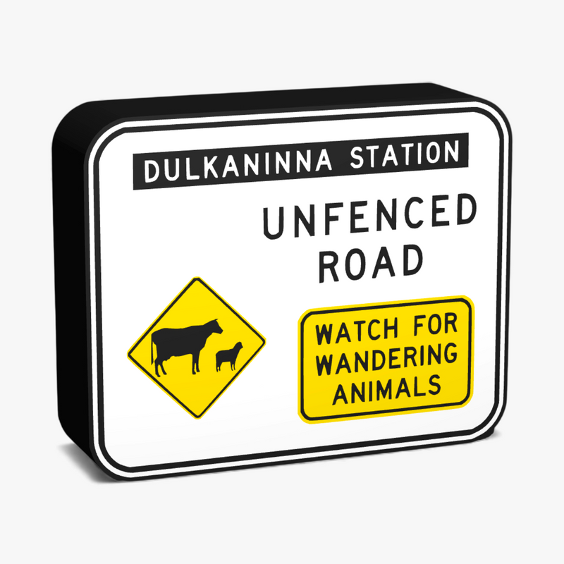 Unfenced Road Lampe