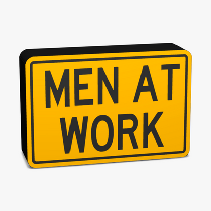 Men at work Lampe