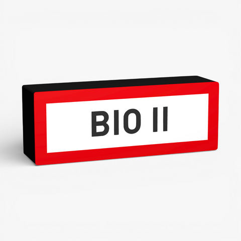 BIO II Biologische Gefahrengruppe 2 Lampe
