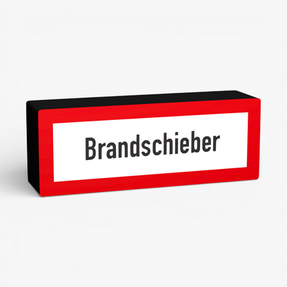 Brandschieber Lampe