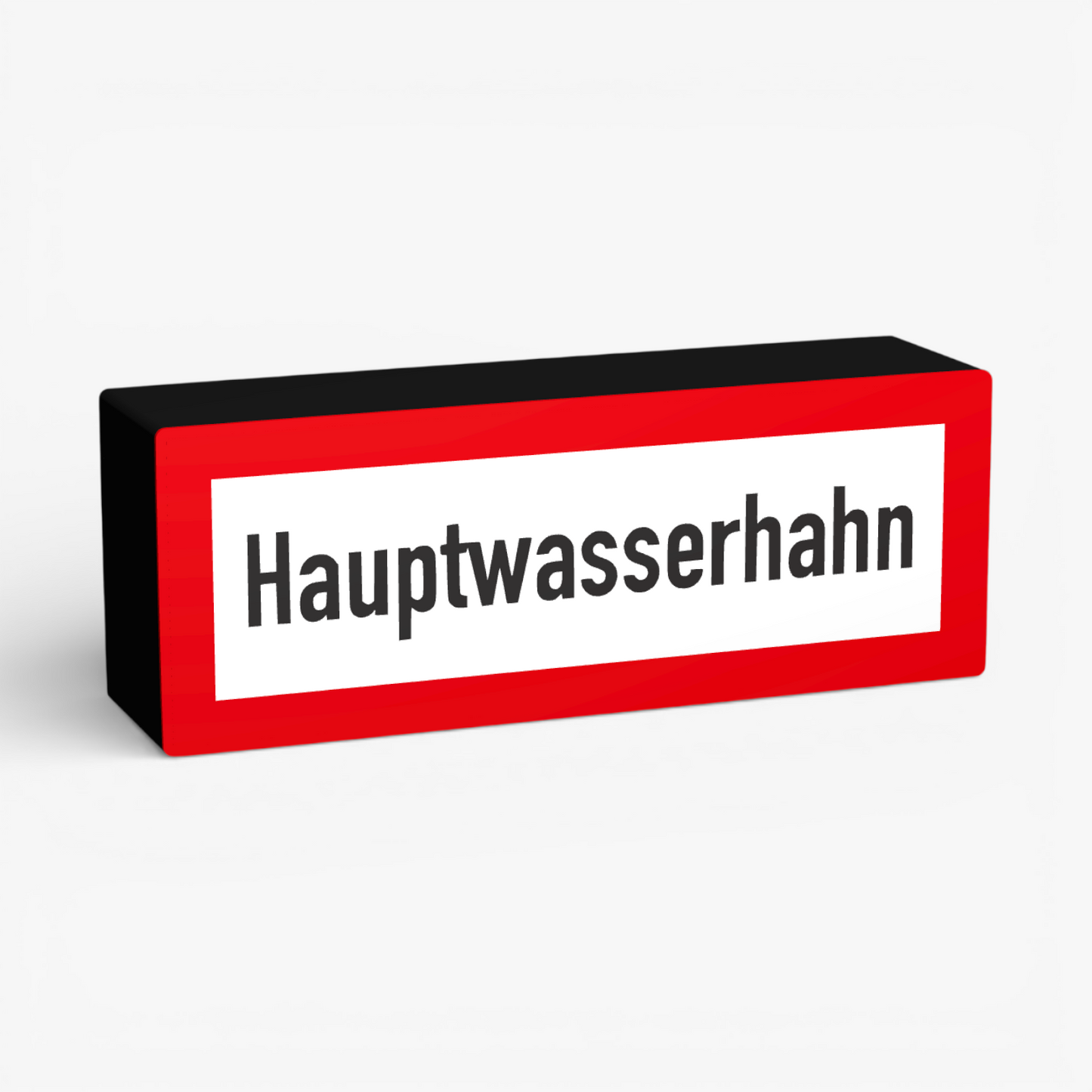 Hauptwasserhahn Lampe