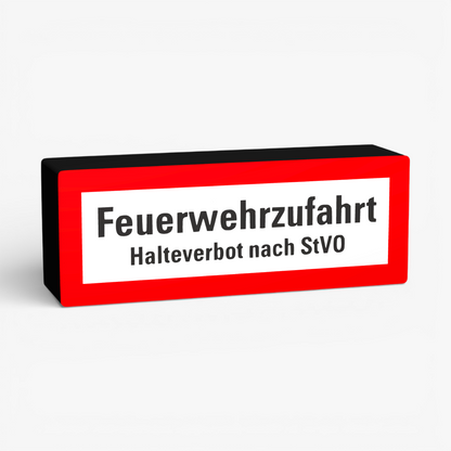 Feuerwehrzufahrt Halteverbot nach StVO Lampe