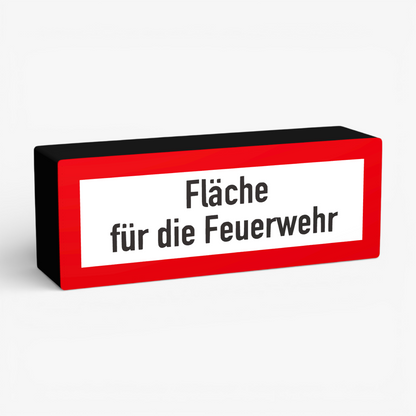 Fläche für die Feuerwehr Lampe