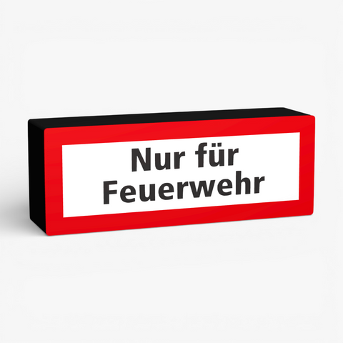 Nur für Feuerwehr Lampe