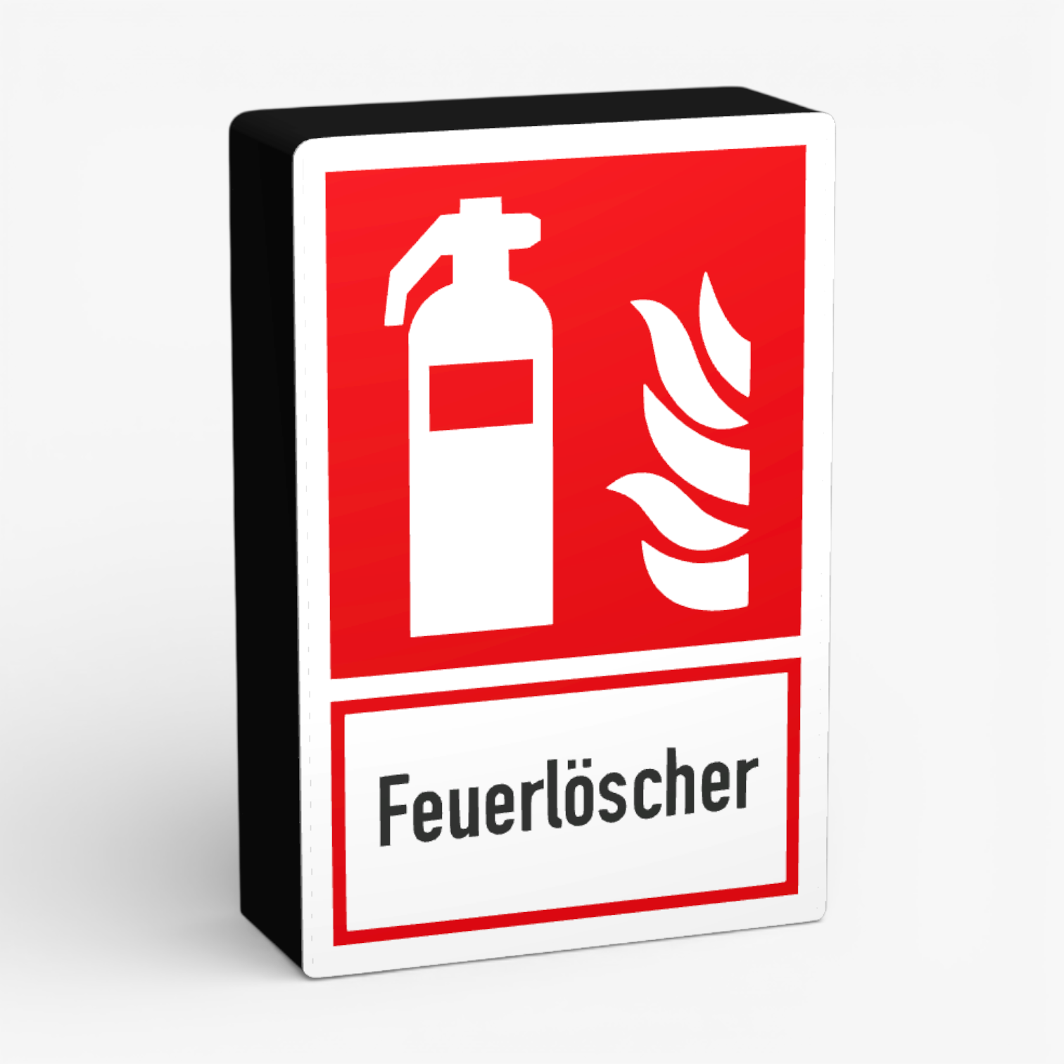 Feuerlöscher Rechteck Lampe